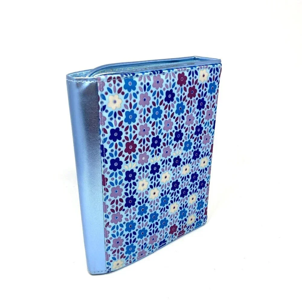 Vintage GAP Day Calendar Planner Markers Binder Blue Geometric Flowers NWOT